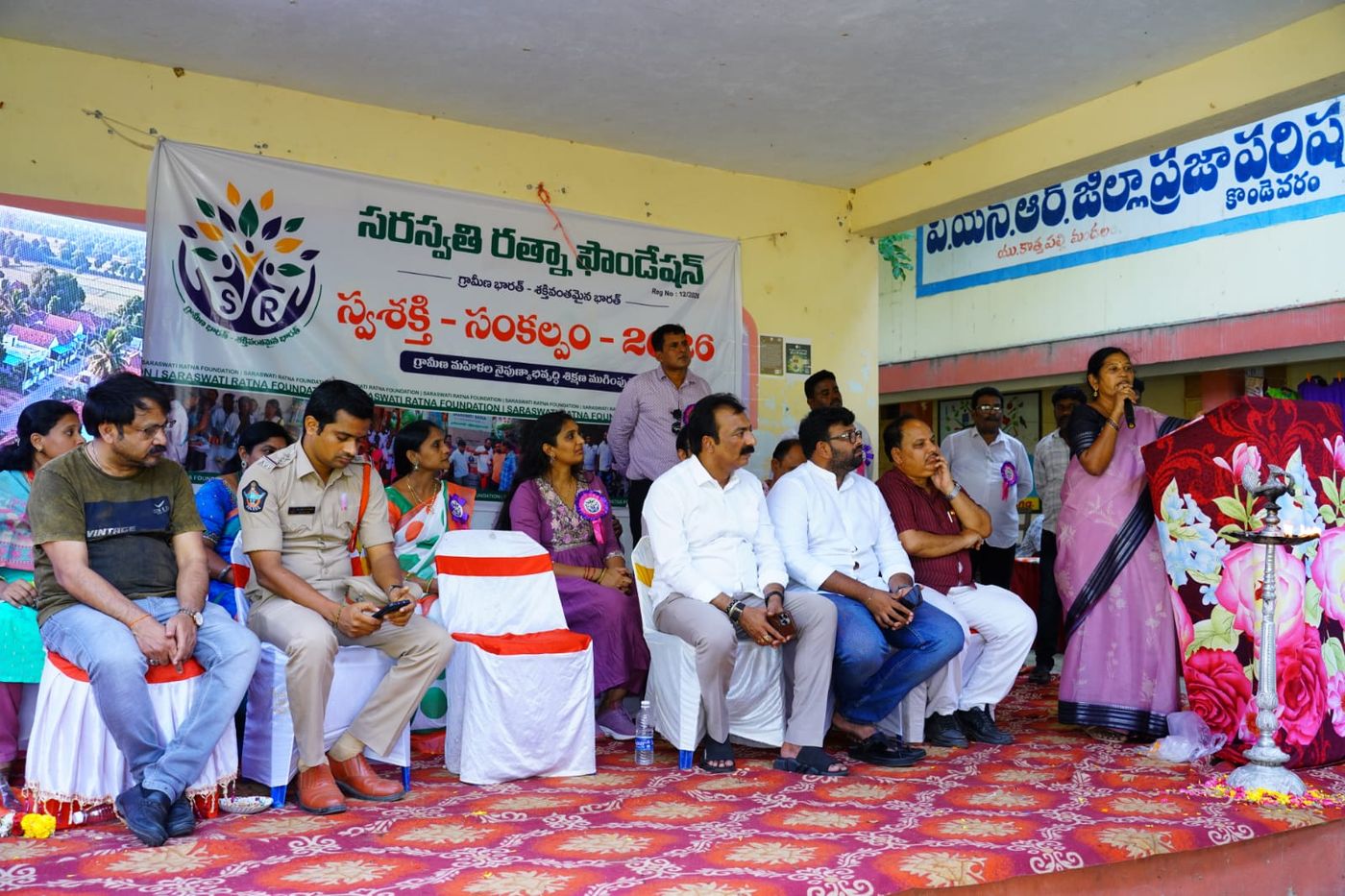 Trainees with certificates at the Swasakthi–Sankalpa 2026 event